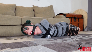 xsiteability.com - Lilith - Electrical Tape Tie is Too Tight To Escape! thumbnail